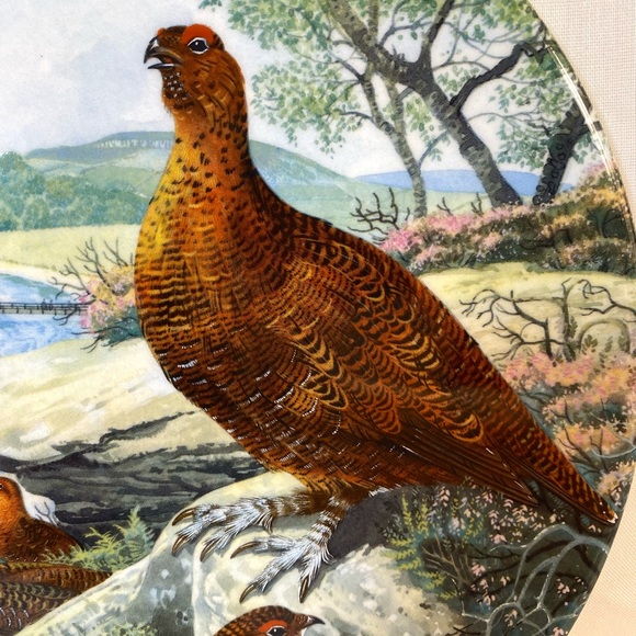 NIB The Braithwaite Game Bird Plate Collection - Red Grouse by Derek Braithwaite - Picture 7 of 15